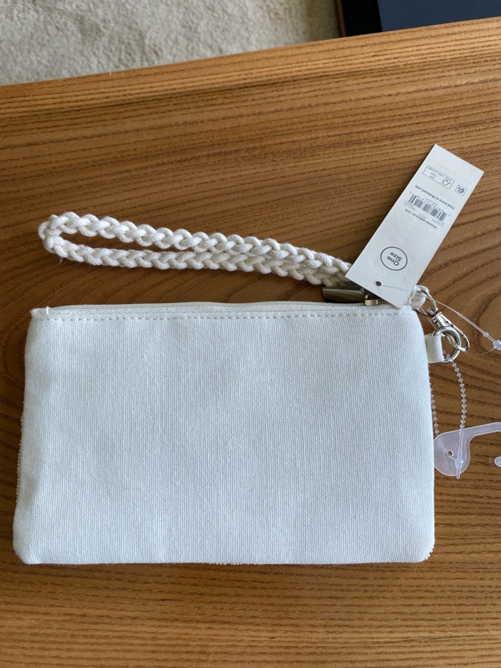 No Boundaries | White Beaded Wristlet with Orange Sun and Multicolor Rays - Picture 2 of 3